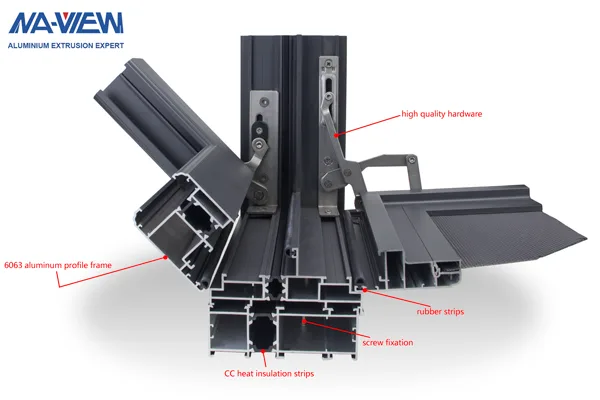 What are the specifications and standards of windows&doors aluminum profiles?