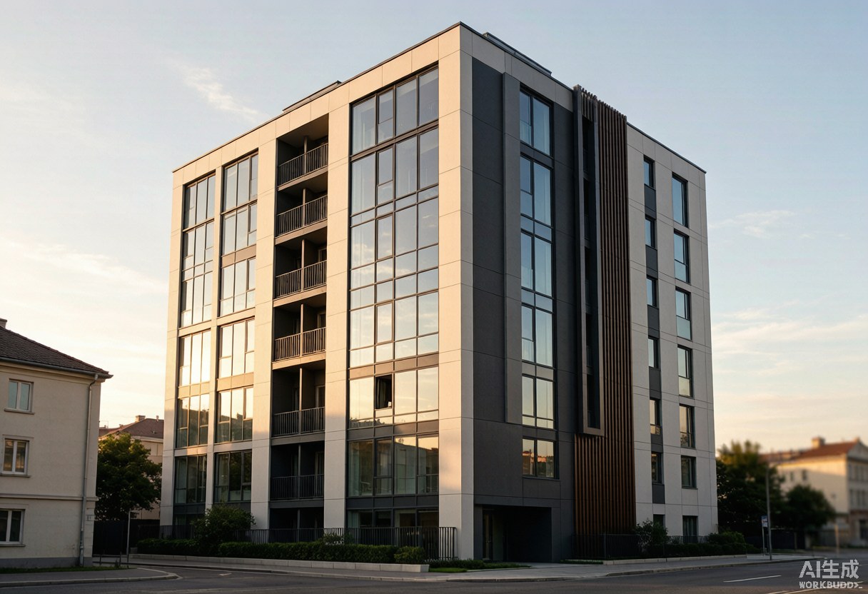 thermal break aluminium windows installed in high-rise residential building